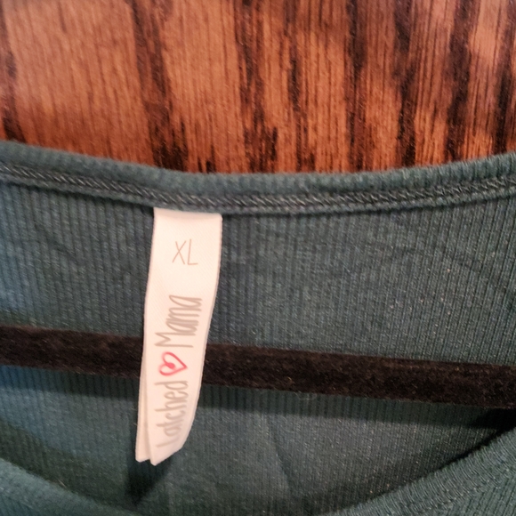 Latched Mama Forest Green Tank Top - Picture 2 of 2